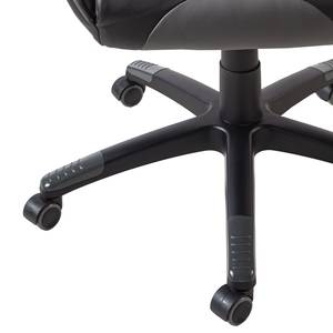 Chaise de bureau mcRacer II Imitation cuir / Nylon - Noir / Gris