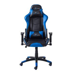 Gaming Chair mcRacer II Kunstleder / Nylon - Schwarz / Blau