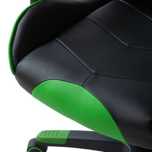 Gaming Chair mcRacer II Ecopelle/Nylon - Nero / Verde