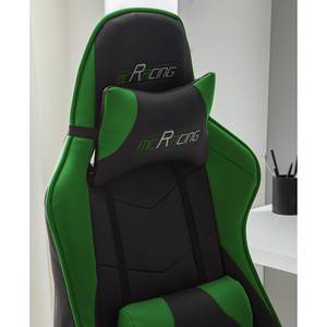 Gaming Chair mcRacer II Kunstleder / Nylon - Schwarz / Grün