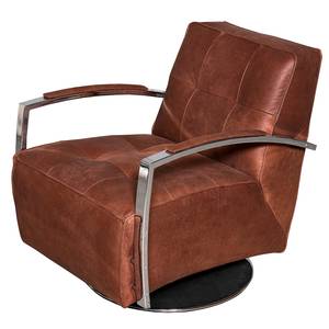 Sessel Gifford II Echtleder Echtleder - Cognac