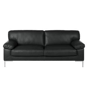 Sofa Parlin (3-Sitzer) Echtleder Schwarz