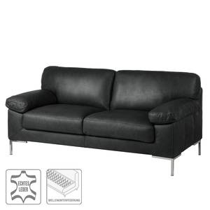 Sofa Parlin (2,5-Sitzer) Echtleder Schwarz