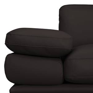 Ecksofa Kingman Echtleder Espresso - Longchair davorstehend rechts