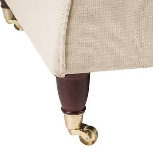 Recamiere Colmar Webstoff Beige - Armlehne davorstehend links