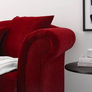 Sofa York (3-Sitzer) Samt Stoff Chepi: Rot