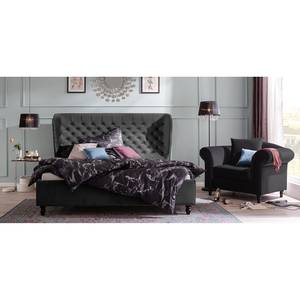 Fauteuil York Velours Anthracite