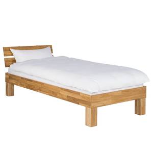 Massief houten bed AresWOOD II geolied massief wild eikenhout - 90 x 200cm