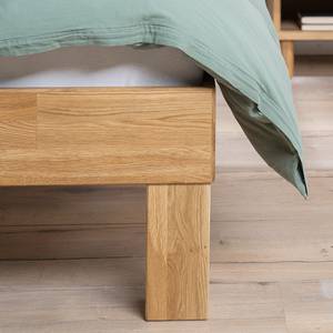 Massief houten bed AresWOOD II geolied massief wild eikenhout - 90 x 200cm