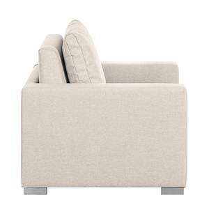 Fauteuil convertible LATINA basic Textile - Tissu Doran : Crème - Largeur : 110 cm