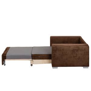 Fauteuil convertible Latina IV Aspect cuir - Marron