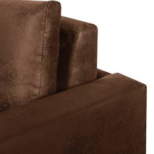 Fauteuil convertible Latina IV Aspect cuir - Marron