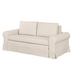 Schlafsofa LATINA Country mit Husse Webstoff - Stoff Doran: Creme - Breite: 185 cm