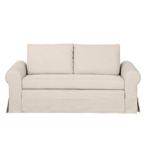 Schlafsofa LATINA Country mit Husse Webstoff - Stoff Doran: Creme - Breite: 185 cm