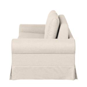 Schlafsofa LATINA Country mit Husse Webstoff - Stoff Doran: Creme - Breite: 185 cm