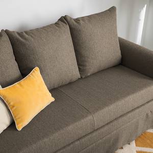 Schlafsofa Larmond Taupe - Breite: 165 cm