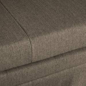 Canapé convertible Larmond Tissu - Taupe - Largeur : 165 cm