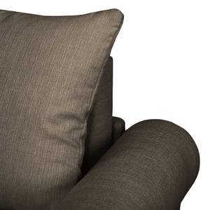 Canapé convertible Larmond Tissu - Taupe - Largeur : 165 cm