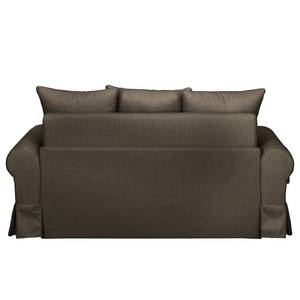 Canapé convertible Larmond Tissu - Taupe - Largeur : 185 cm