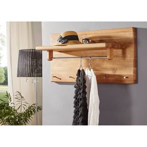 Wandgarderobe Anamur massief wild eikenhout - Eik - Breedte: 100 cm