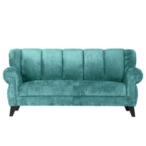 Diningsofa Comodo II (3-Sitzer) Microfaser Petrol