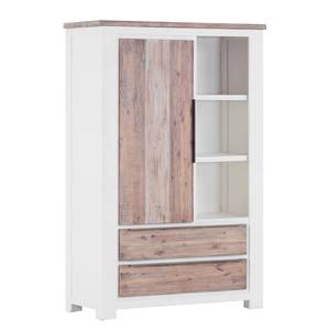 Credenza Doral Legno massello di acacia Marrone/Bianco