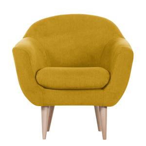 Fauteuil Channay geweven stof - Saffraan