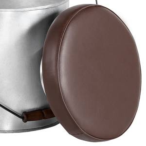 Hocker Boulder Eisen - Silber