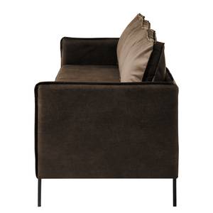 Sofa Southwell (3-Sitzer) Antiklederlook - Braungrau