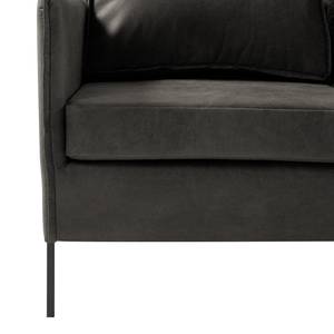 Sofa Southwell (3-Sitzer) Antiklederlook - Basalt