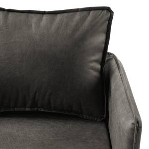 Sofa Southwell (3-Sitzer) Antiklederlook - Basalt