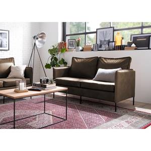 Sofa Southwell (2-Sitzer) Antiklederlook - Braungrau