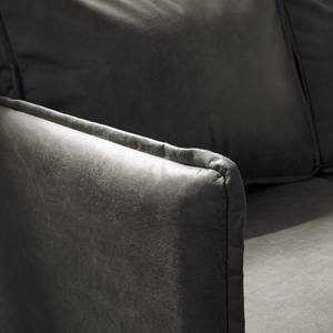 Sofa Southwell (2-Sitzer) Antiklederlook - Basalt