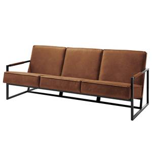 Sofa Rhode (3-Sitzer) Antiklederlook - Mittelbraun