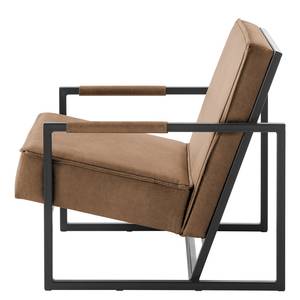 Fauteuil Rhode Aspect cuir vieilli - Cubanite