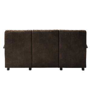 Sofa Straid (3-Sitzer) Antiklederlook - Braungrau