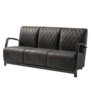 Sofa Straid (3-Sitzer) Antiklederlook - Basalt