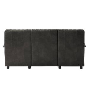 Sofa Straid (3-Sitzer) Antiklederlook - Basalt