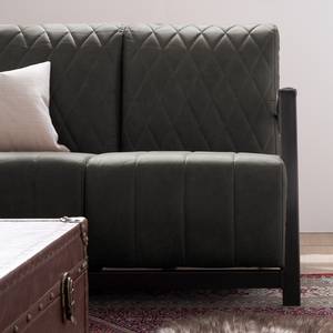 Sofa Straid (2-Sitzer) Antiklederlook - Basalt