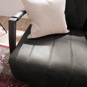 Sofa Straid (2-Sitzer) Antiklederlook - Basalt