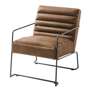 Fauteuil Voda I Aspect cuir vieilli - Cubanite