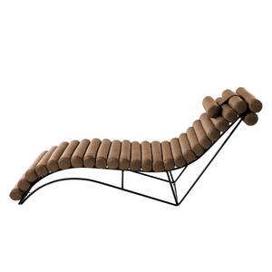 Chaise longue de relaxation Menlo Aspect cuir vieilli - Cubanite