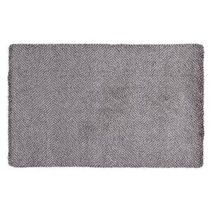 Deurmat Clean & Go kunstvezel - grijs - 45x67cm