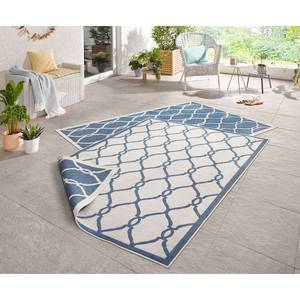 Tapis intérieur / extérieur Rimini Fibres synthétiques - Bleu marine - 160 x 230 cm