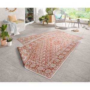 Tapis de couloir int./ext. Curacao Fibres synthétiques - Rouge brique - 80 x 250 cm