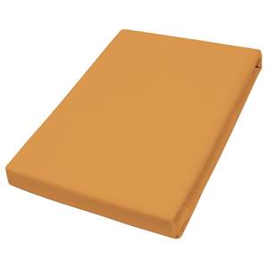 Drap-housse en jersey fin Mako Rioux 100 x 200 cm 140 - 160 x 200 cm - Orange - 140 x 200 cm