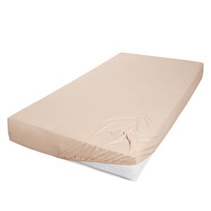 Mako-Feinjersey-Spannbetttuch Rioux Düne - 180-200 x 200 cm - Sahara - 180 x 200 cm