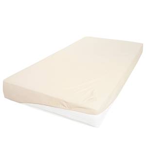 Drap-housse en peluche Sotta Coton / Polyester - Ecru - 140 x 200 cm