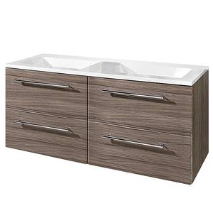 Set con lavabo Gali (5 pezzi) Quercia scura 120 cm