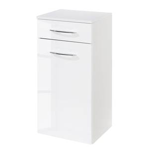 Armoire basse Florida Blanc brillant / Blanc